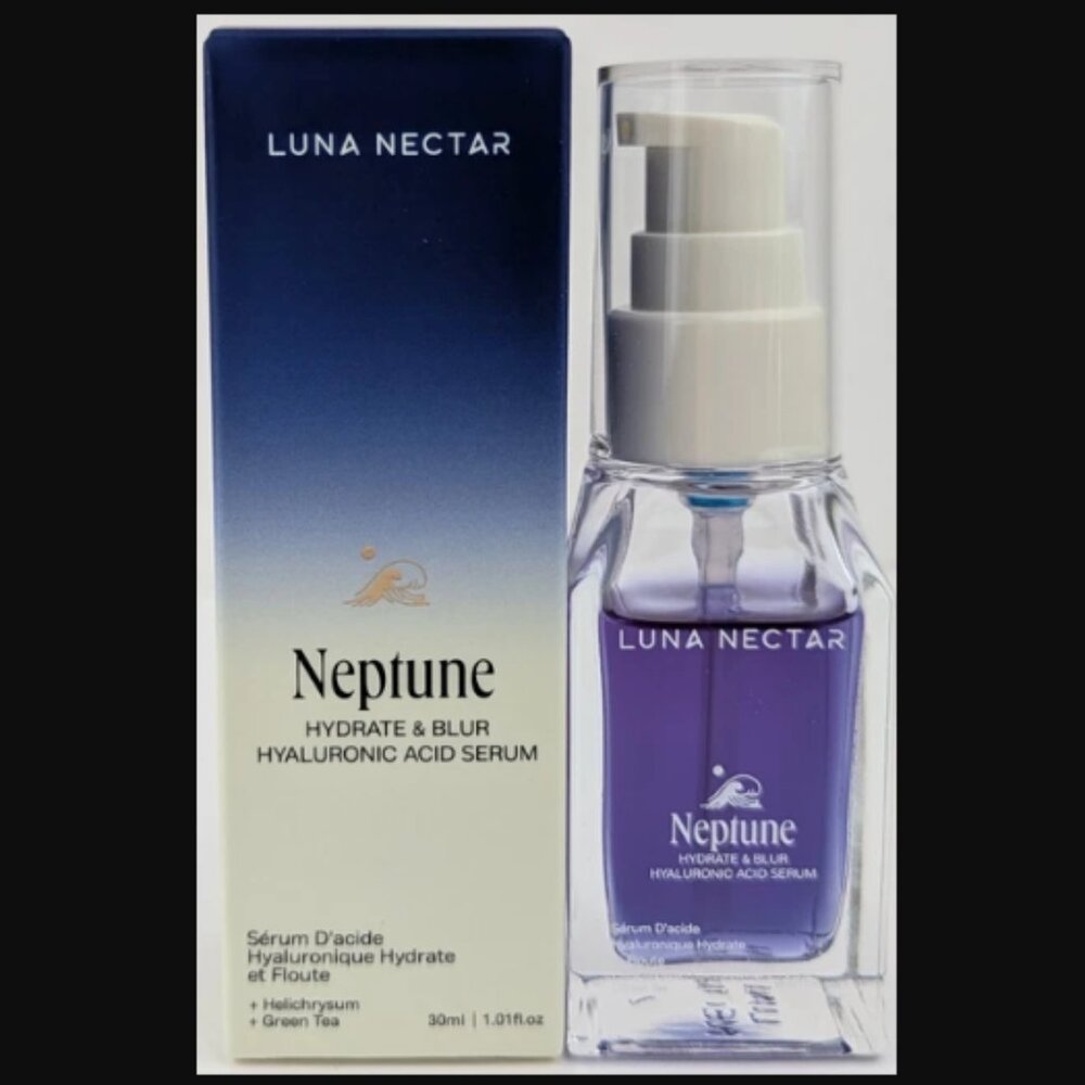 ❣️2/$36 NIB Luna Nectar Neptune Hyaluronic Acid Hydrate & Blur Serum $39.00
